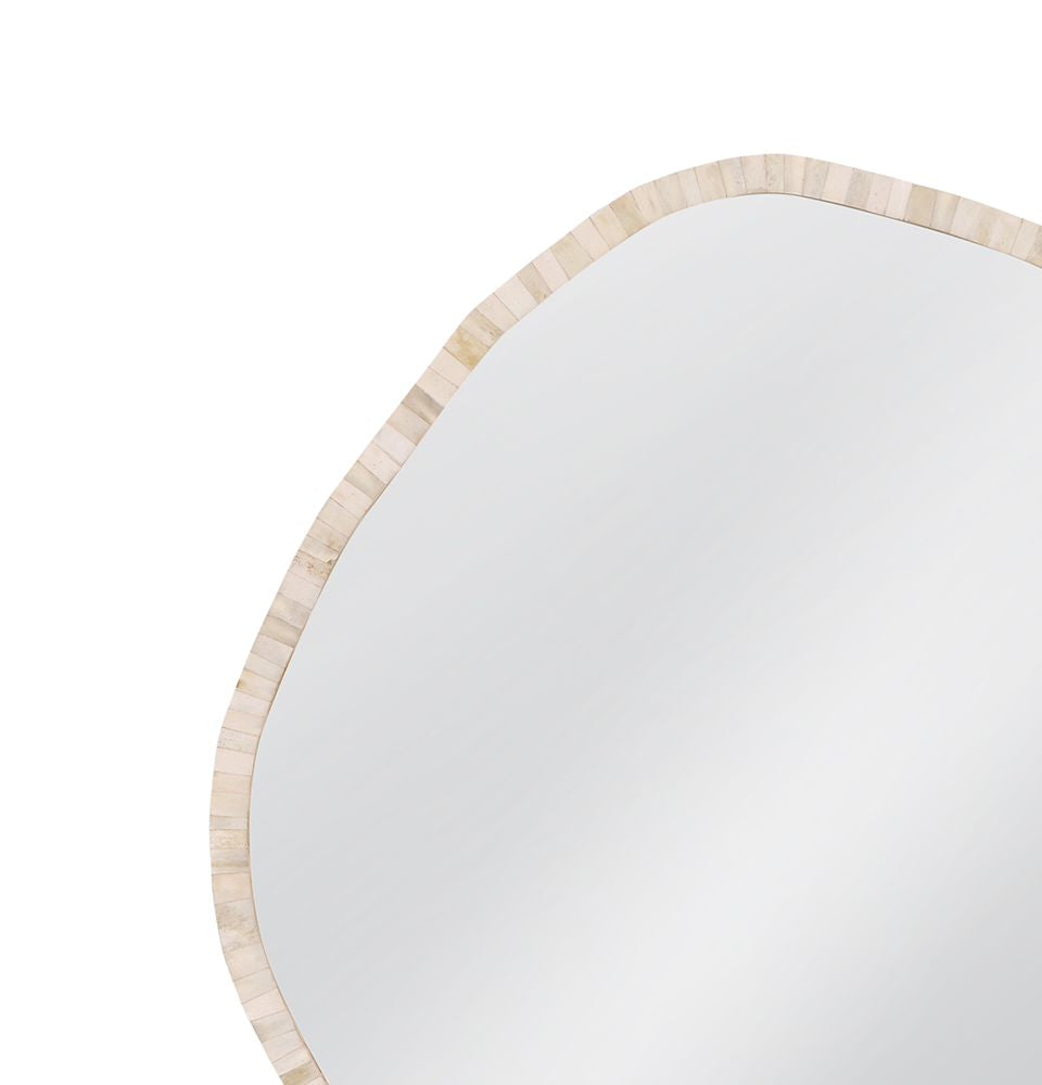 Bassett Mirror - Tylerton 42" Cream Rectangular Wall Mirror - M5216 view 4
