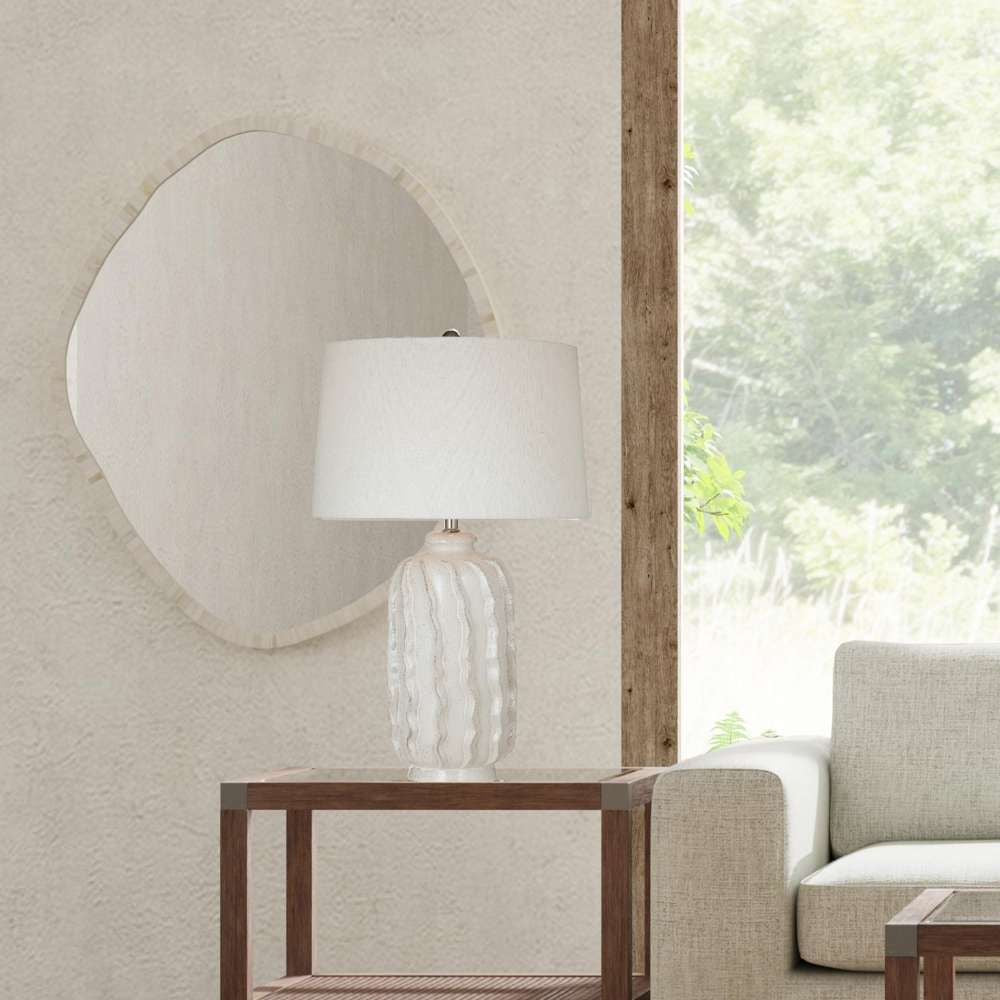 Bassett Mirror - Tylerton 42" Cream Rectangular Wall Mirror - M5216 view 5