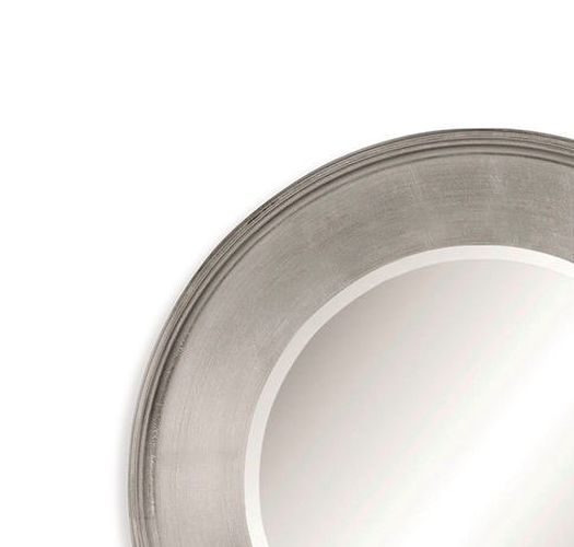 Bassett Mirror - Ursula 36" Silver Round Wall Mirror - M2756B view 2