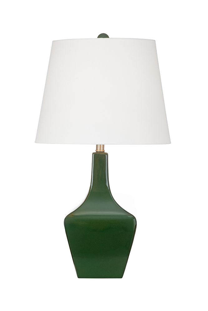 Bassett Mirror - Valen 28" Emerald Green Ceramic Table Lamp - L4825T view 1