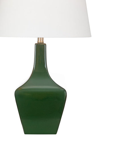 Bassett Mirror - Valen 28" Emerald Green Ceramic Table Lamp - L4825T view 3
