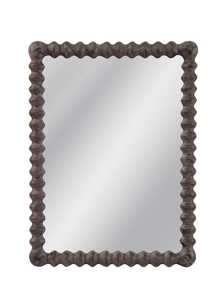 Bassett Mirror - Vallente Brown Wood Wall Mirror - M5138 view 1