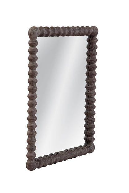 Bassett Mirror - Vallente Brown Wood Wall Mirror - M5138 view 2