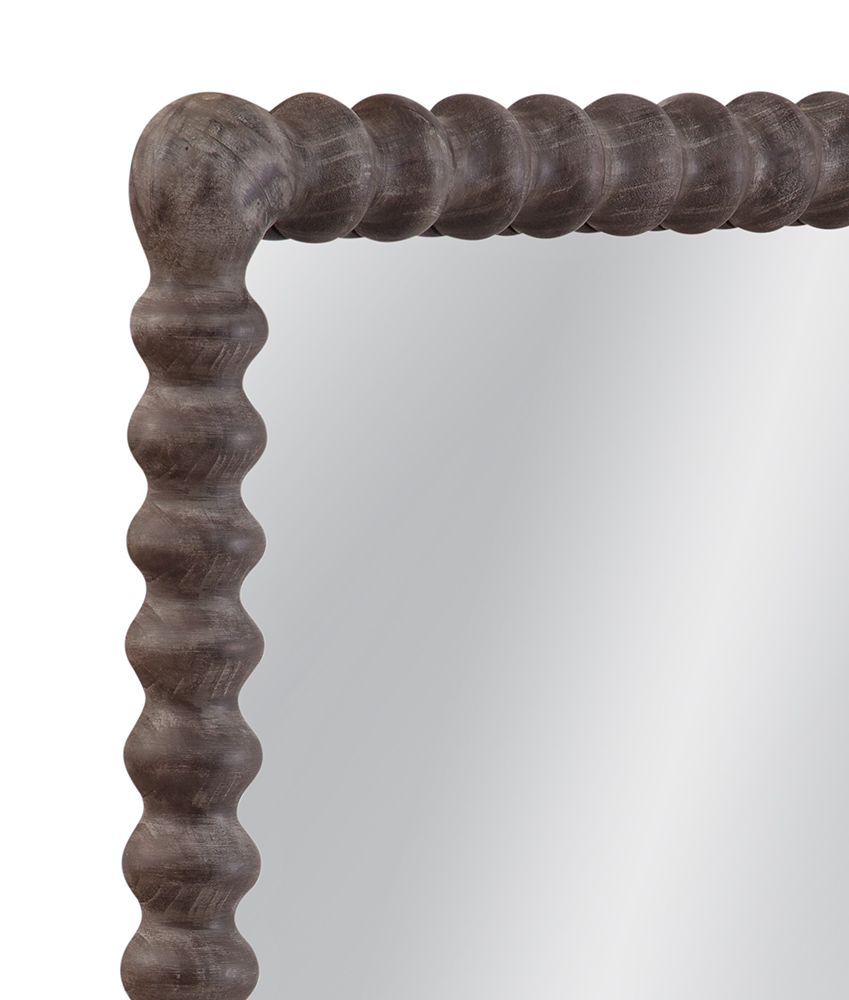 Bassett Mirror - Vallente Brown Wood Wall Mirror - M5138 view 3