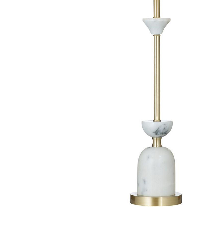 Bassett Mirror - Vallhalla 35" White Marble Table Lamp - L4643T view 3