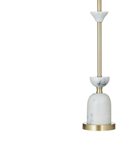 Bassett Mirror - Vallhalla 35" White Marble Table Lamp - L4643T view 3