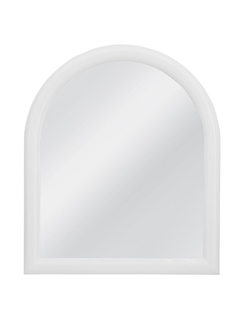 Bassett Mirror - Vega 42" Glossy White Rectangular Wall Mirror - M5222 view 1