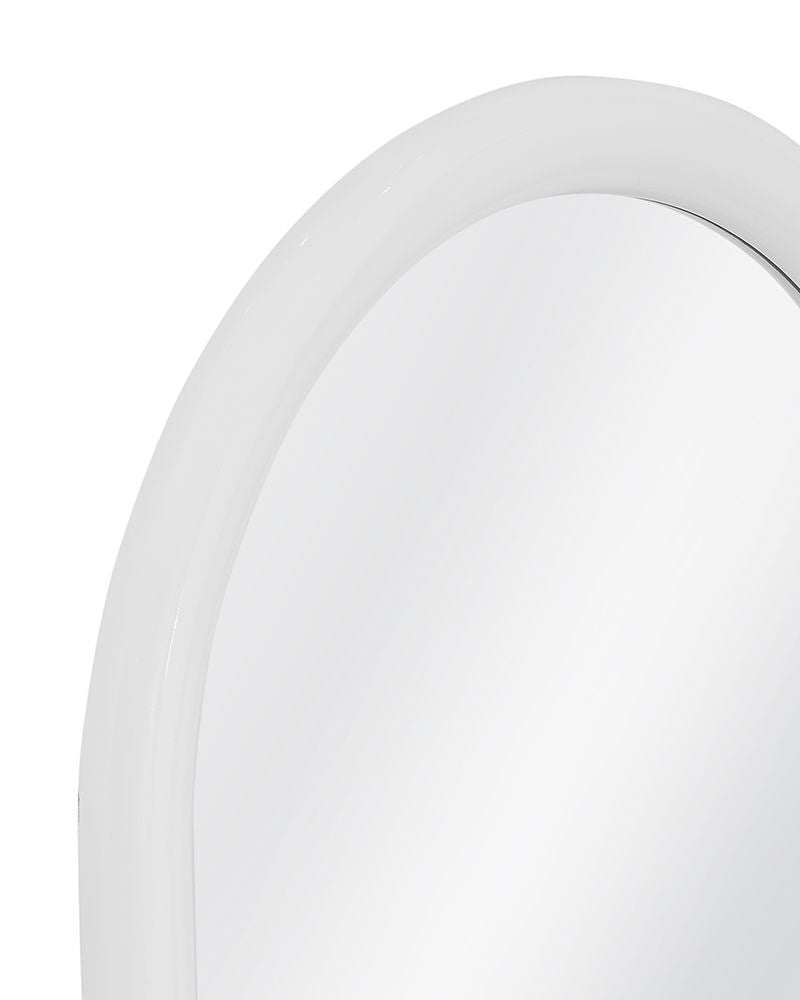 Bassett Mirror - Vega 42" Glossy White Rectangular Wall Mirror - M5222 view 3