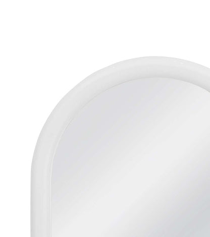 Bassett Mirror - Vega 42" Glossy White Rectangular Wall Mirror - M5222 view 4