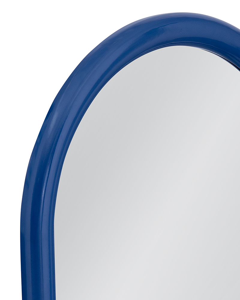 Bassett Mirror - Vega 42" Navy Blue Rectangular Wall Mirror - M5223 view 3