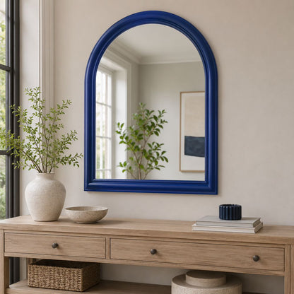 Bassett Mirror - Vega 42" Navy Blue Rectangular Wall Mirror - M5223 view 5