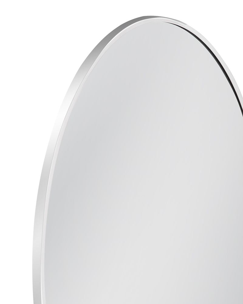 Bassett Mirror - Venango 36" Silver Oval Wall Mirror - M5173 view 3