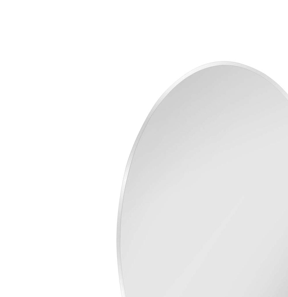 Bassett Mirror - Venango 36" Silver Oval Wall Mirror - M5173 view 4