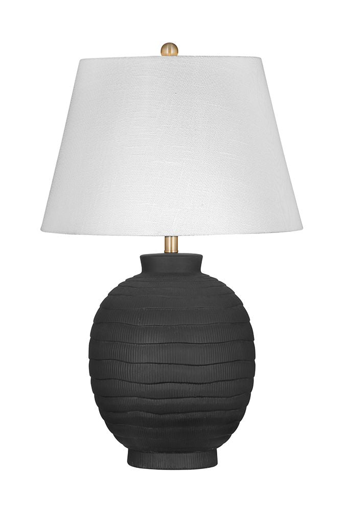Bassett Mirror - Ventraa 30" Black Ceramic Table Lamp - L4511T view 1