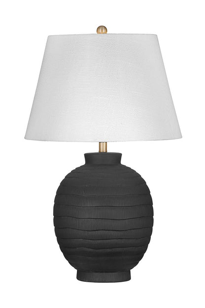 Bassett Mirror - Ventraa 30" Black Ceramic Table Lamp - L4511T view 1