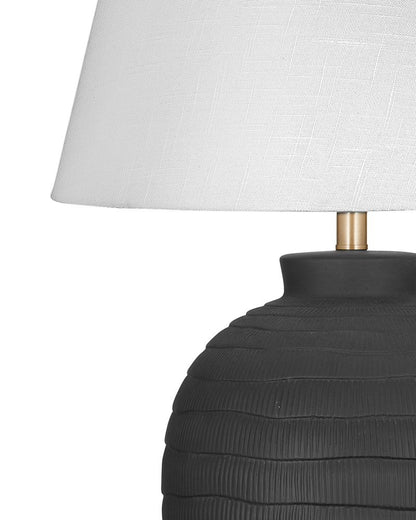 Bassett Mirror - Ventraa 30" Black Ceramic Table Lamp - L4511T view 2