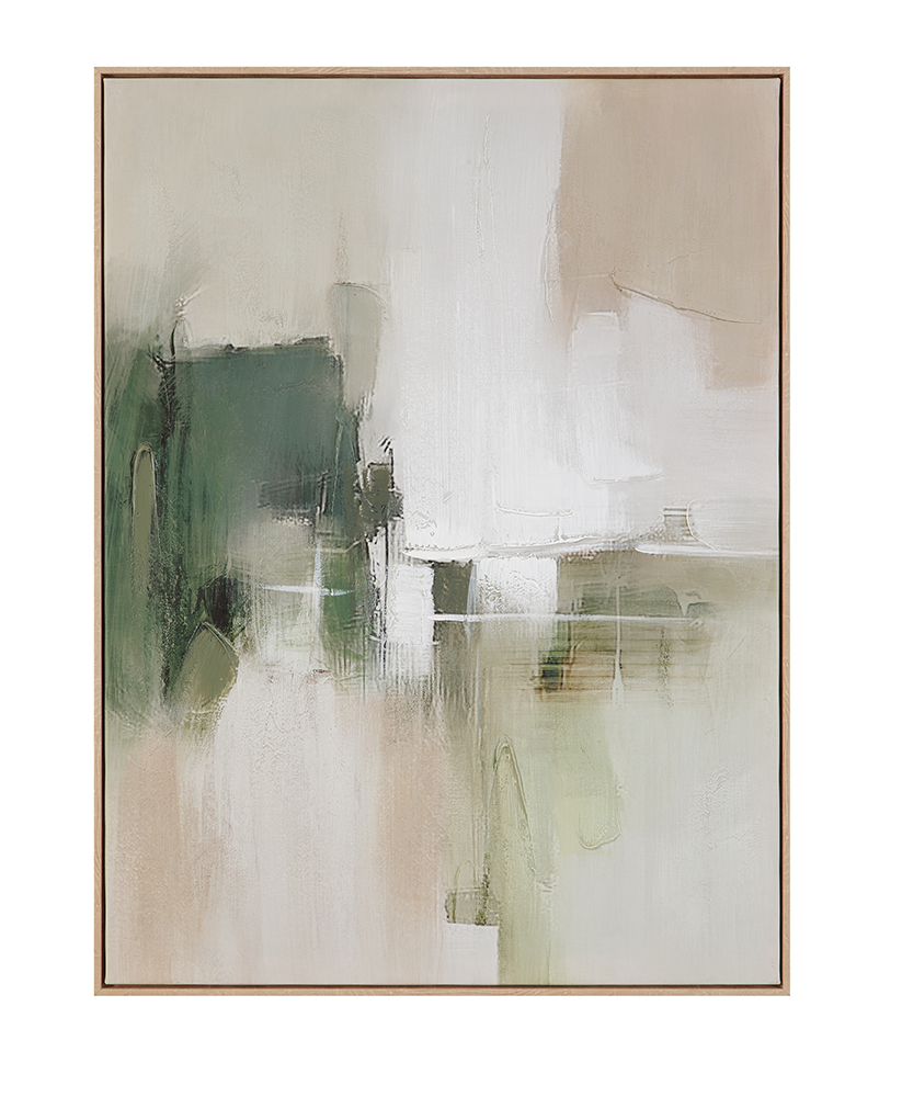 Bassett Mirror - Verdant Horizon I Green Landscape Framed Canvas - 7301-127 view 1