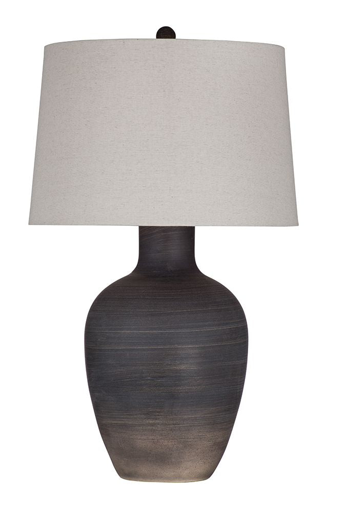 Bassett Mirror - Volga 28" Black Resin Table Lamp - L4409T view 1