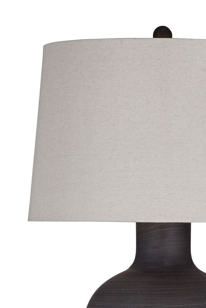 Bassett Mirror - Volga 28" Black Resin Table Lamp - L4409T view 2