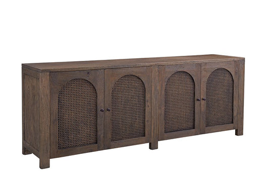 Bassett Mirror - Walsh 79" Antique Walnut Four-Door Storage Cabinet - 6003-DR-576 view 1