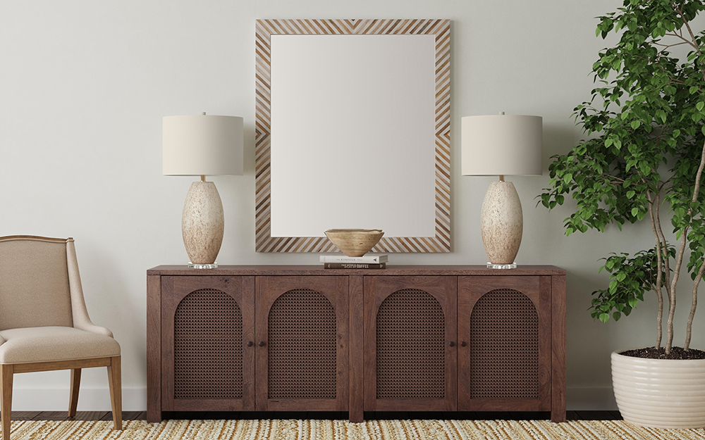 Bassett Mirror - Walsh 79" Antique Walnut Four-Door Storage Cabinet - 6003-DR-576 view 7