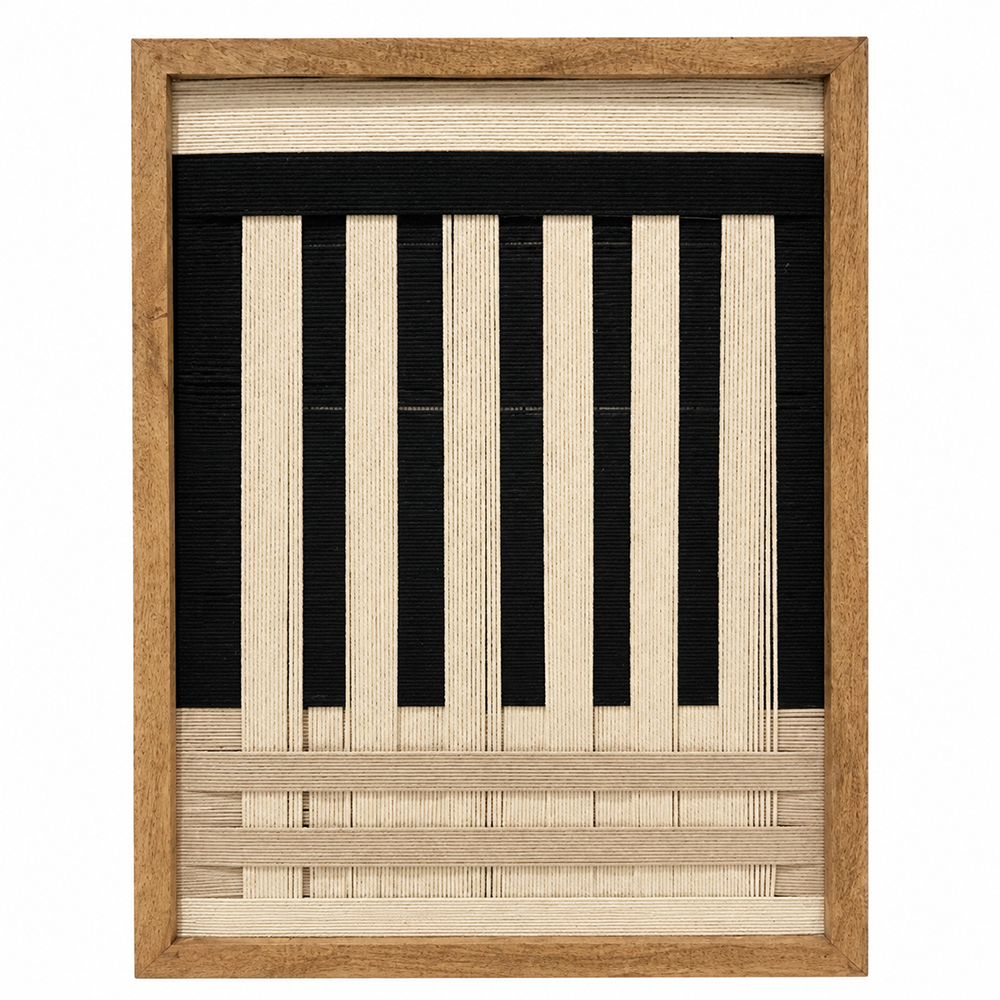 Bassett Mirror - Weave Natural Woven Shadow Box Wall Art - 7500-782 view 1