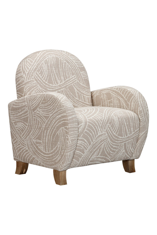Bassett Mirror - Willow Accent Chair in Khaki Swirl - 7583-LR-805 view 1