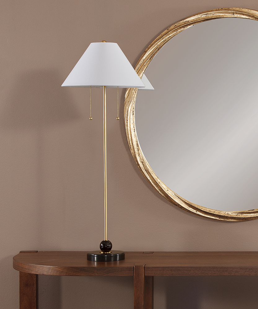 Bassett Mirror - Winfield 34" Black Metal Table Lamp - L4651T view 5