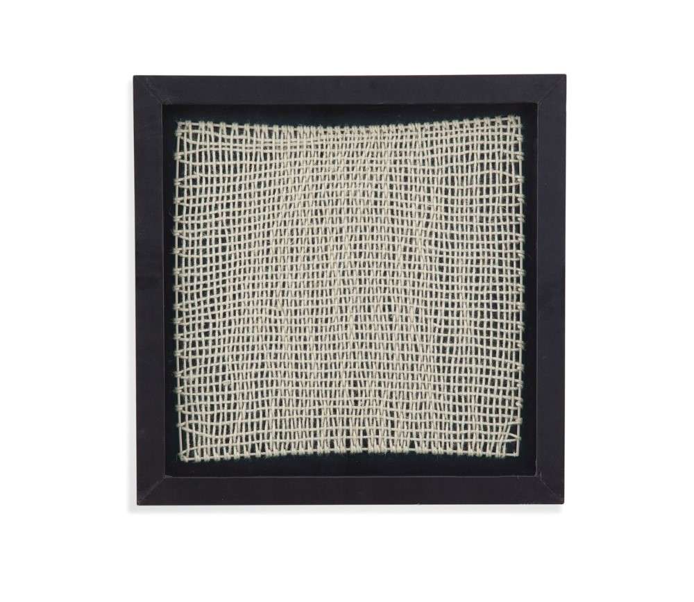 Bassett Mirror - Woven Canvas Wall Art - 7500-725EC veiw 1