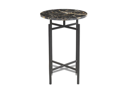 Bassett Mirror - Wren Black Marble Accent Table - 5600-LR-223 view 1