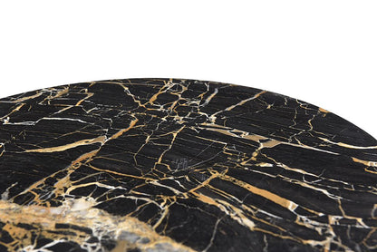 Bassett Mirror - Wren Black Marble Accent Table - 5600-LR-223 view 2