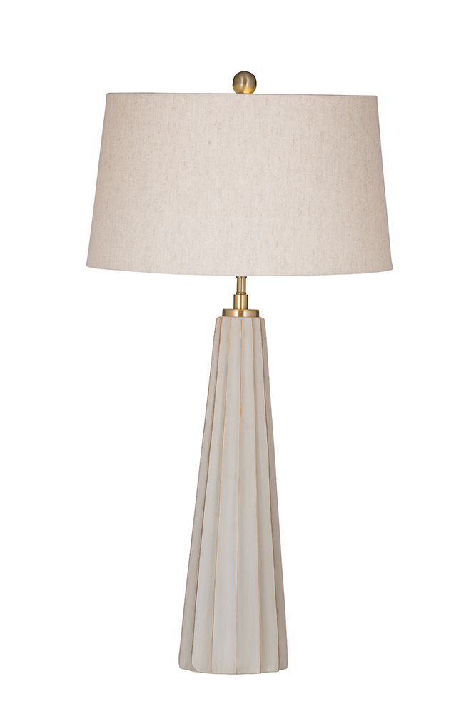 Bassett Mirror - Wythe 30" Beige Concrete Table Lamp - L4506T view 1