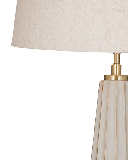 Bassett Mirror - Wythe 30" Beige Concrete Table Lamp - L4506T view 2
