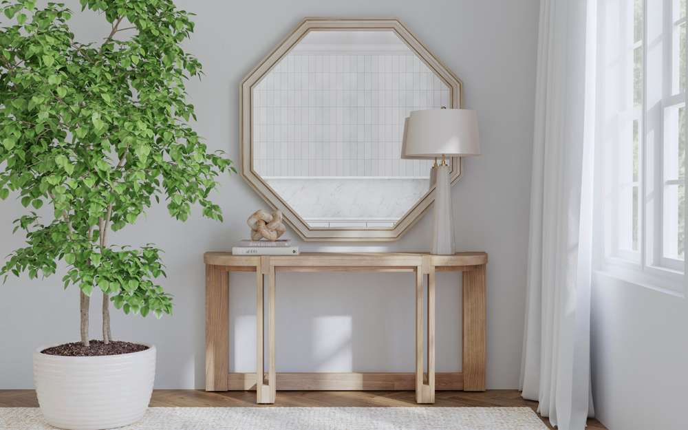 Bassett Mirror - Wythe 30" Beige Concrete Table Lamp - L4506T view 6