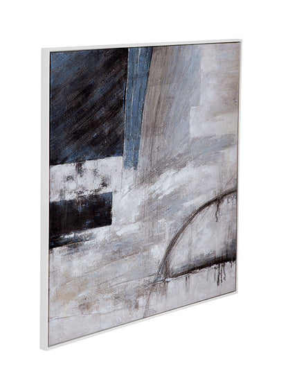 Bassett Mirror - Yuma Gray Abstract Framed Canvas - 7300-999 view 2