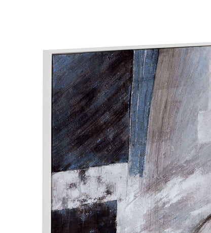 Bassett Mirror - Yuma Gray Abstract Framed Canvas - 7300-999 view 4