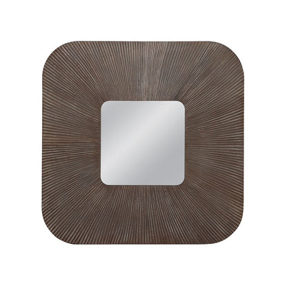 Bassett Mirror - Zamba 48" Brown Square Wall Mirror - M5019 view 1