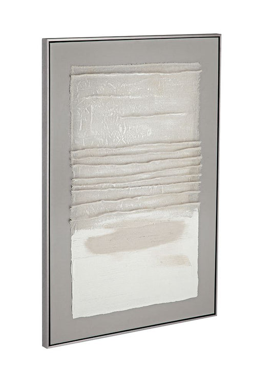Bassett Mirror - Zole II Gray Abstract Framed Canvas - 7301-039 view 2