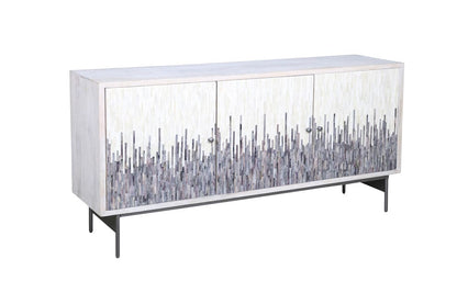 Bassett Mirror - Zooey Server in White Wash Mango - 6067-DR-576 view 1