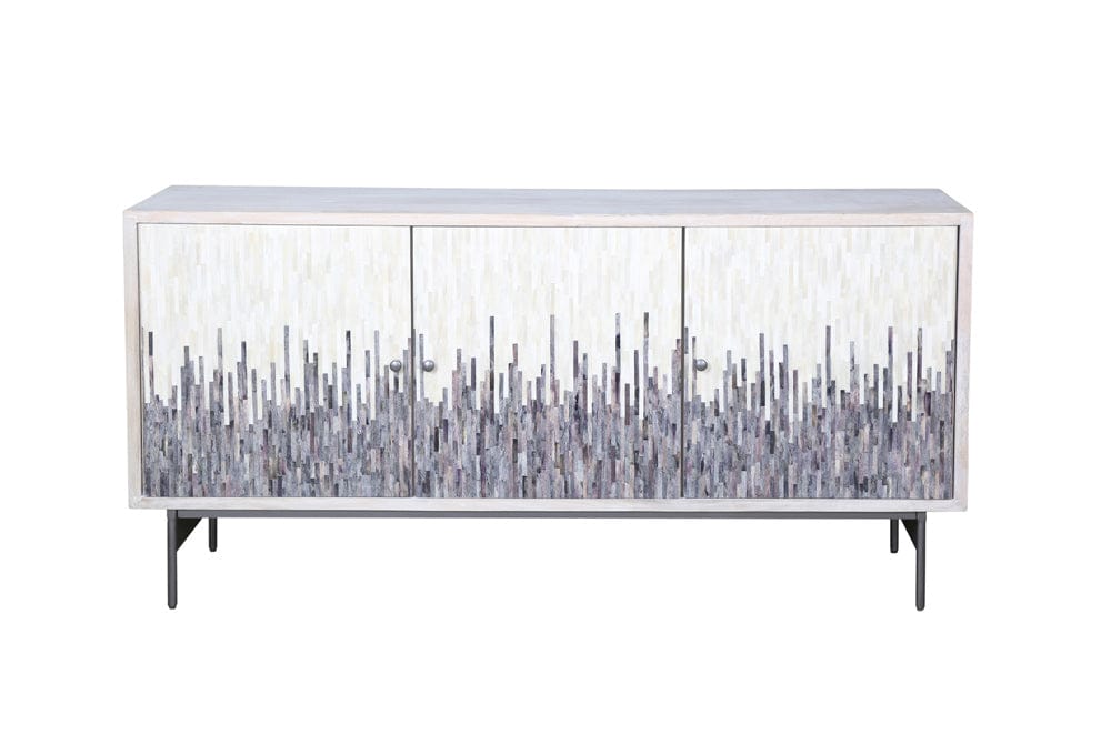 Bassett Mirror - Zooey Server in White Wash Mango - 6067-DR-576 view 2