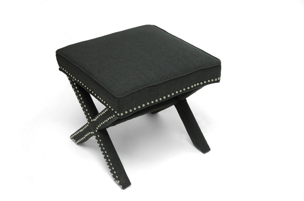 Baxton Studio - 0 Bench - BH-63907-Grey view 3