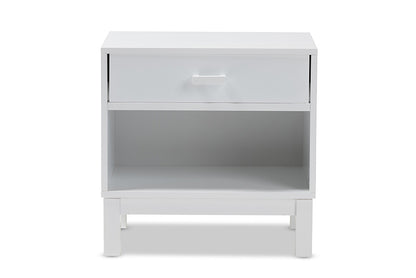 Baxton Studio - 0 Nightstand - HNS01-White-NS view 3