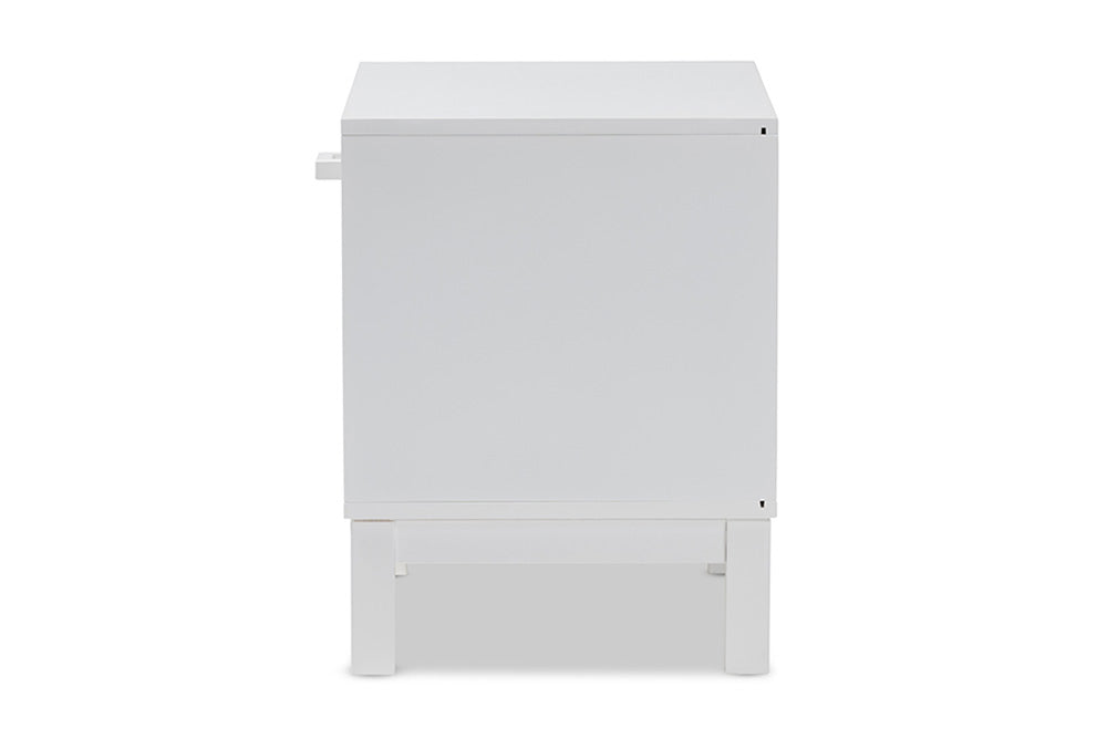 Baxton Studio - 0 Nightstand - HNS01-White-NS view 4