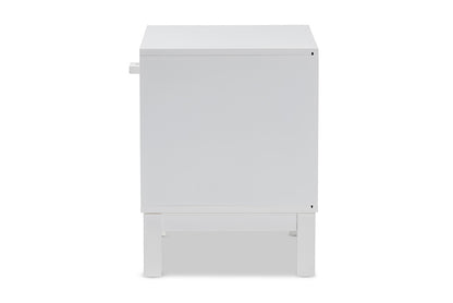 Baxton Studio - 0 Nightstand - HNS01-White-NS view 4