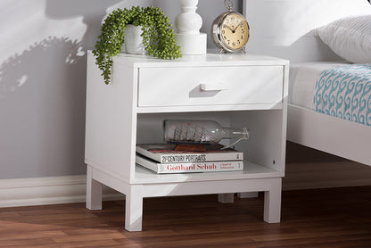 Baxton Studio - 0 Nightstand - HNS01-White-NS view 5
