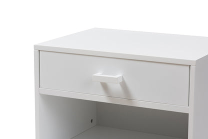 Baxton Studio - 0 Nightstand - HNS01-White-NS view 6