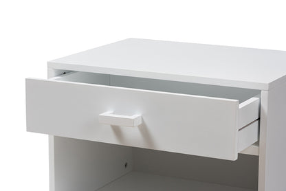 Baxton Studio - 0 Nightstand - HNS01-White-NS view 7