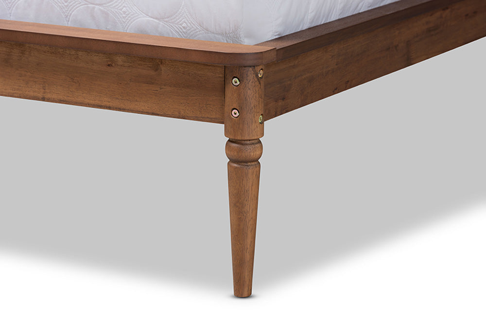 Baxton Studio - Abel King Size Bed - MG0064-Walnut-King view 6