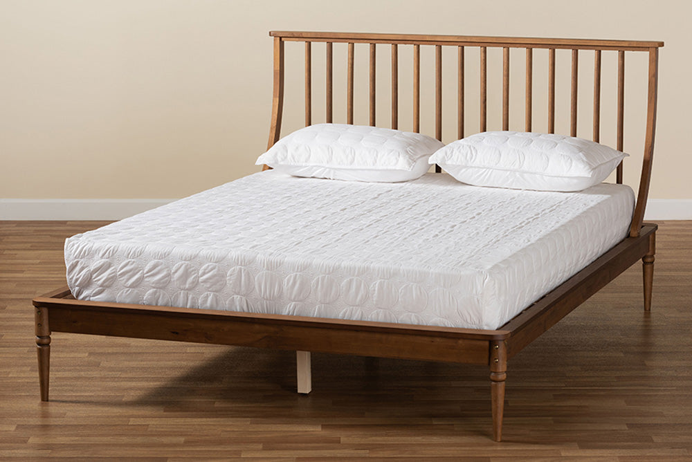Baxton Studio - Abel King Size Bed - MG0064-Walnut-King view 8