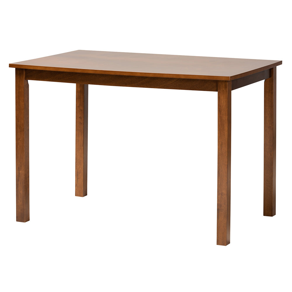Baxton Studio - Abigail Dining Set in Grey/Walnut Brown - RH391C-Grey/Walnut-5PC Dining Set view 3